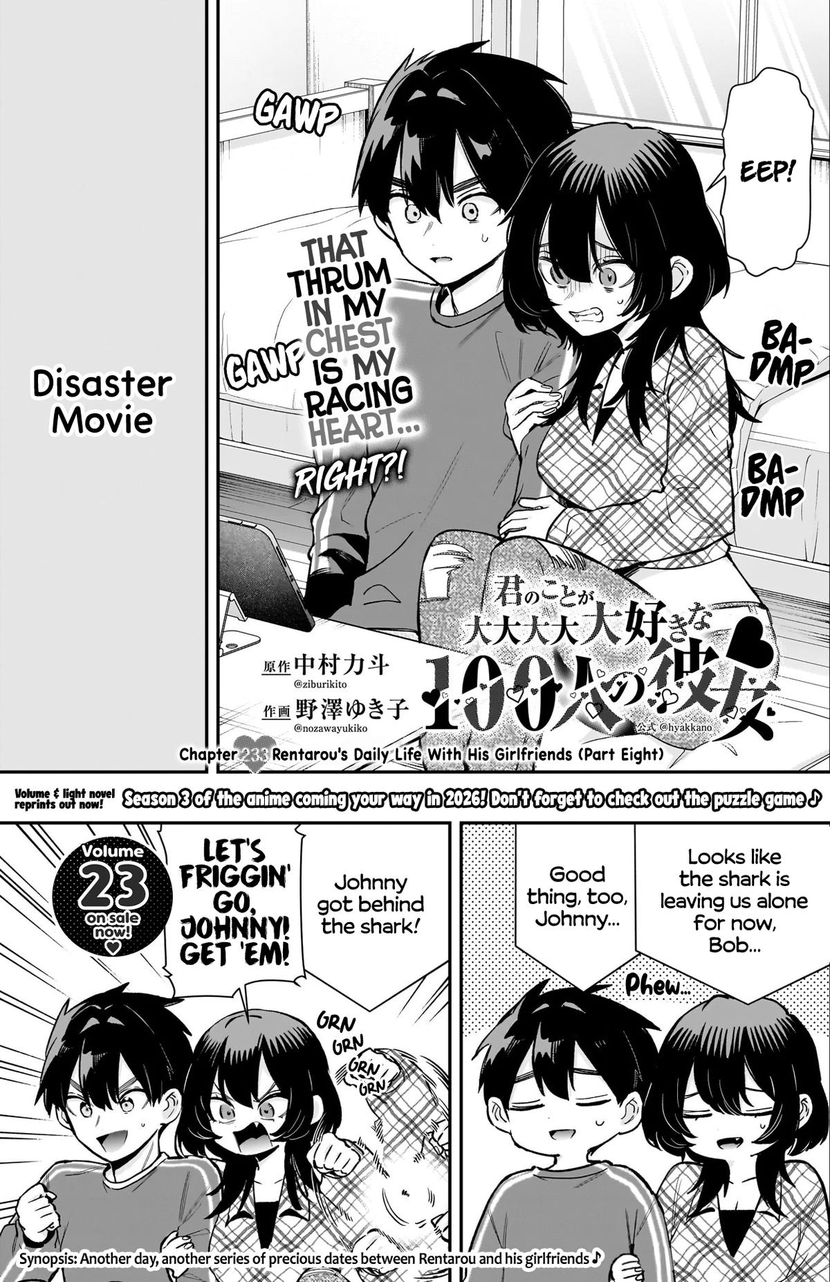 Kimi no Koto ga Daidaidaidaidaisuki na 100-nin no Kanojo Chap 233 - Next Chap 234