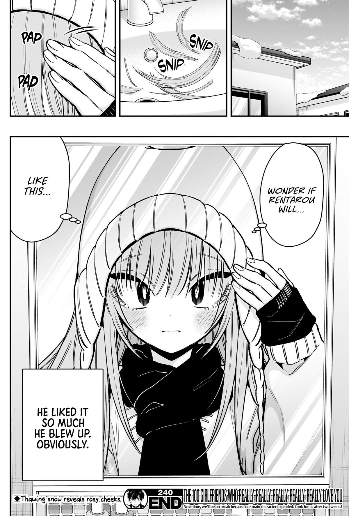 Kimi no Koto ga Daidaidaidaidaisuki na 100-nin no Kanojo Chap 240 - Next Chap 241