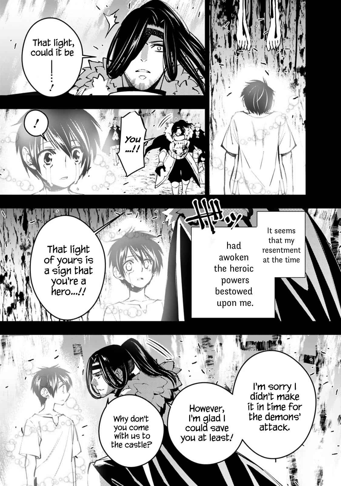 Fukushuu o Koinegau Saikyou Yuusha wa, Yami no Chikara de Senmetsu Musou Suru Chap 9 - Next Chap 10