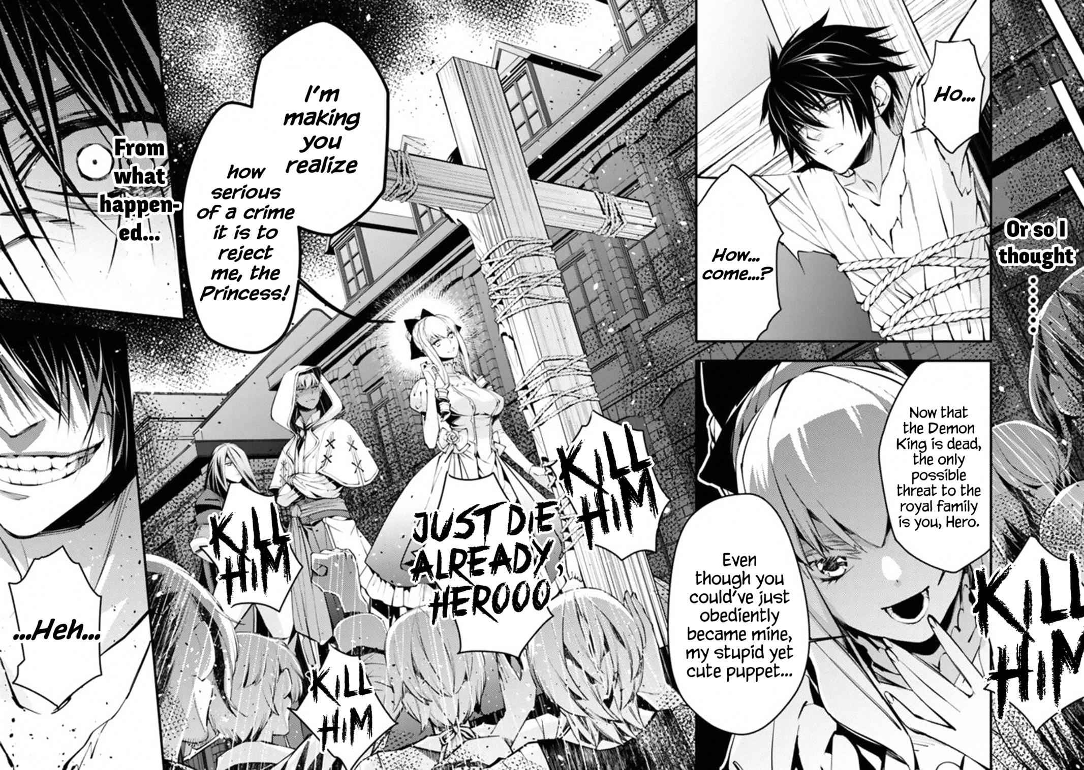 Fukushuu o Koinegau Saikyou Yuusha wa, Yami no Chikara de Senmetsu Musou Suru Chap 1 - Next Chap 2