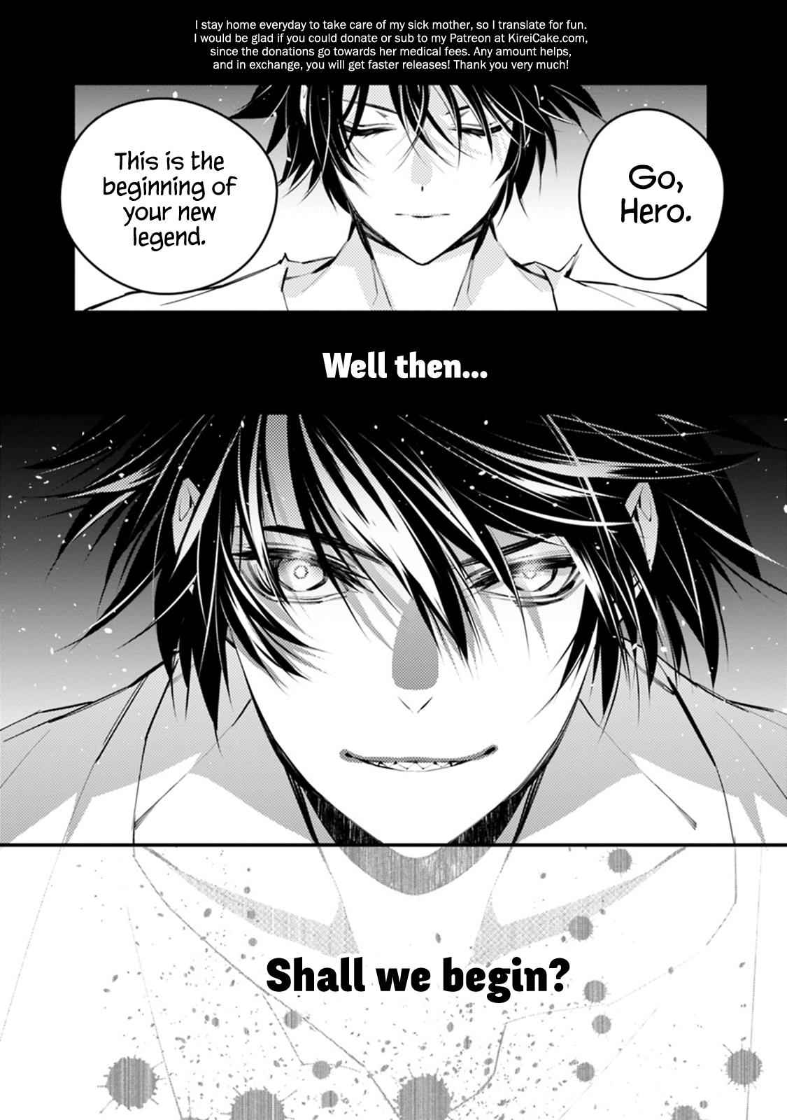 Fukushuu o Koinegau Saikyou Yuusha wa, Yami no Chikara de Senmetsu Musou Suru Chap 2.2 - Next Chap 3.2