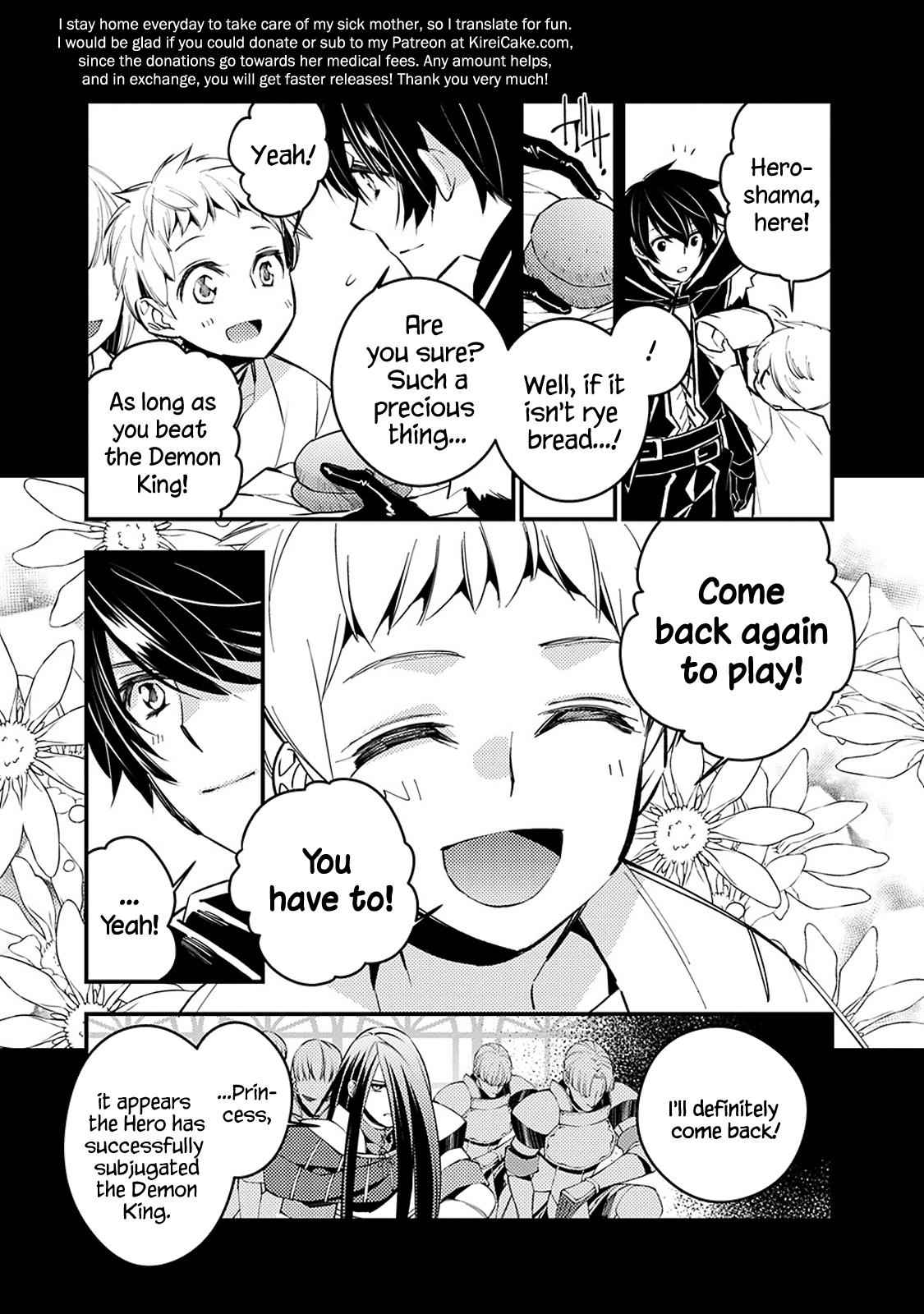 Fukushuu o Koinegau Saikyou Yuusha wa, Yami no Chikara de Senmetsu Musou Suru Chap 3.2 - Next Chap 4.2