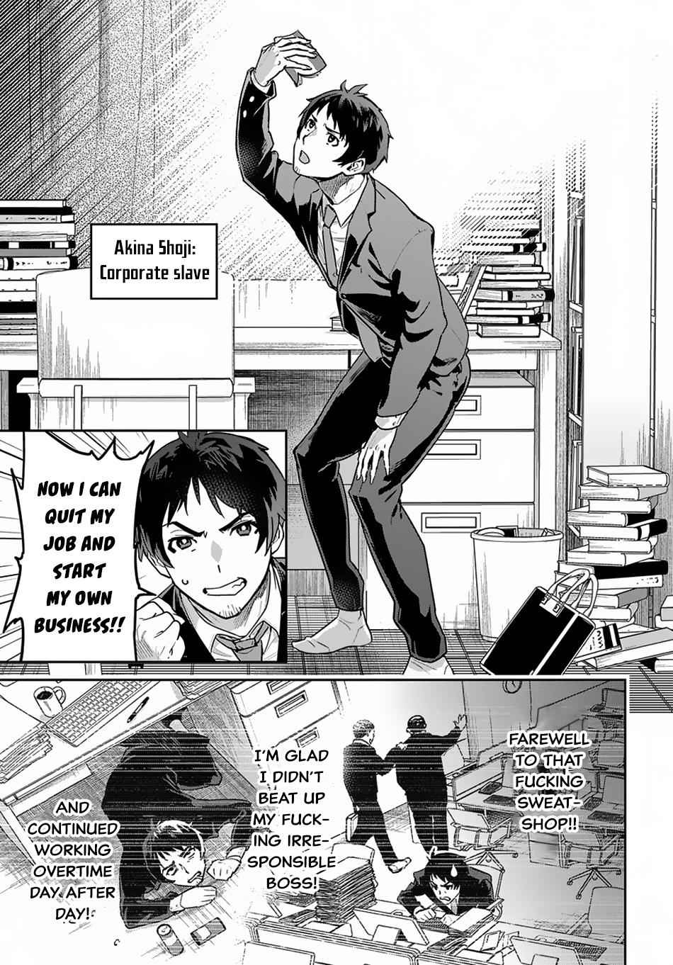 Shounin Yuusha wa Isekai wo Gyuujiru! Chap 1 - Next Chap 2