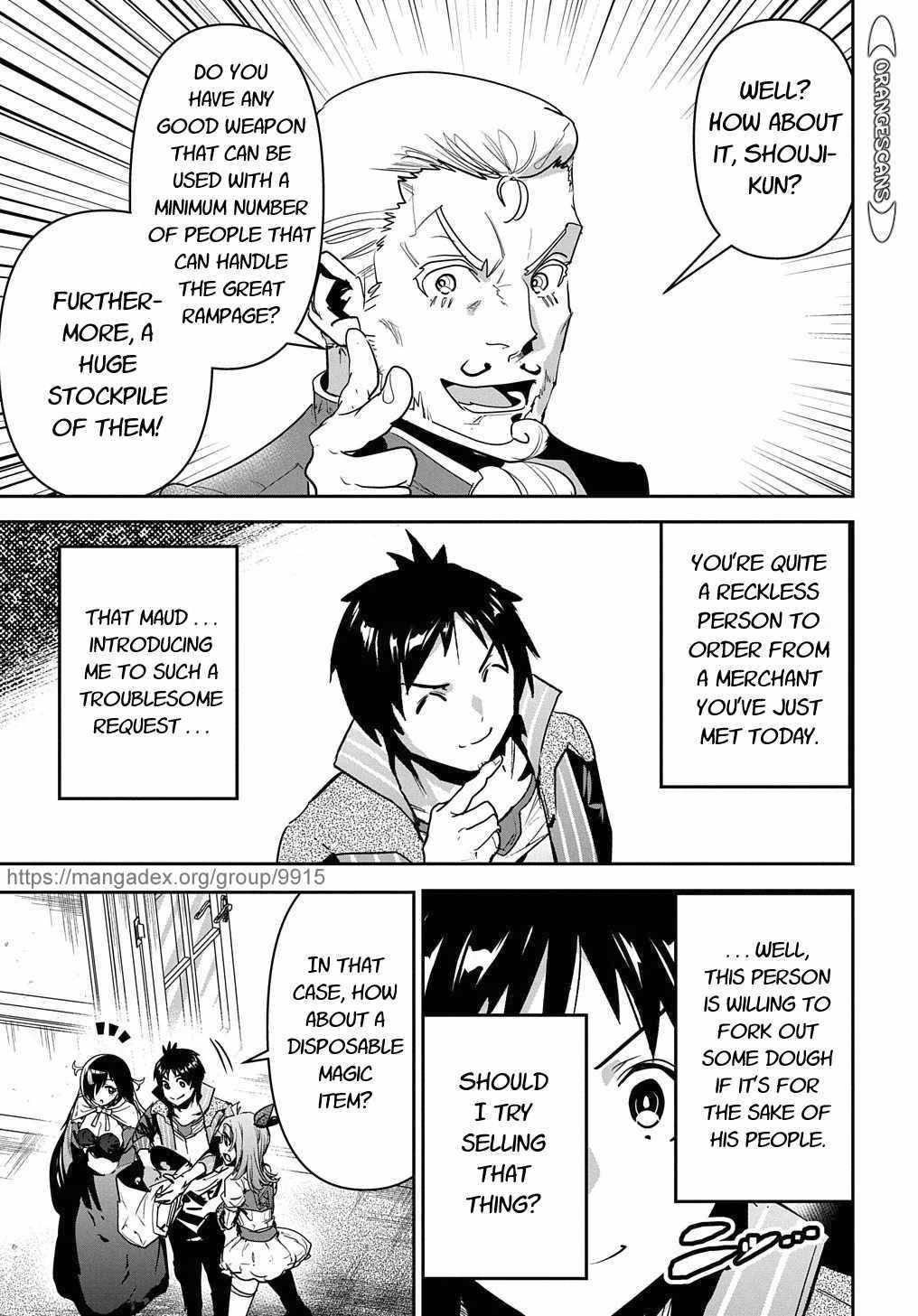 Shounin Yuusha wa Isekai wo Gyuujiru! Chap 17 - Next Chap 18