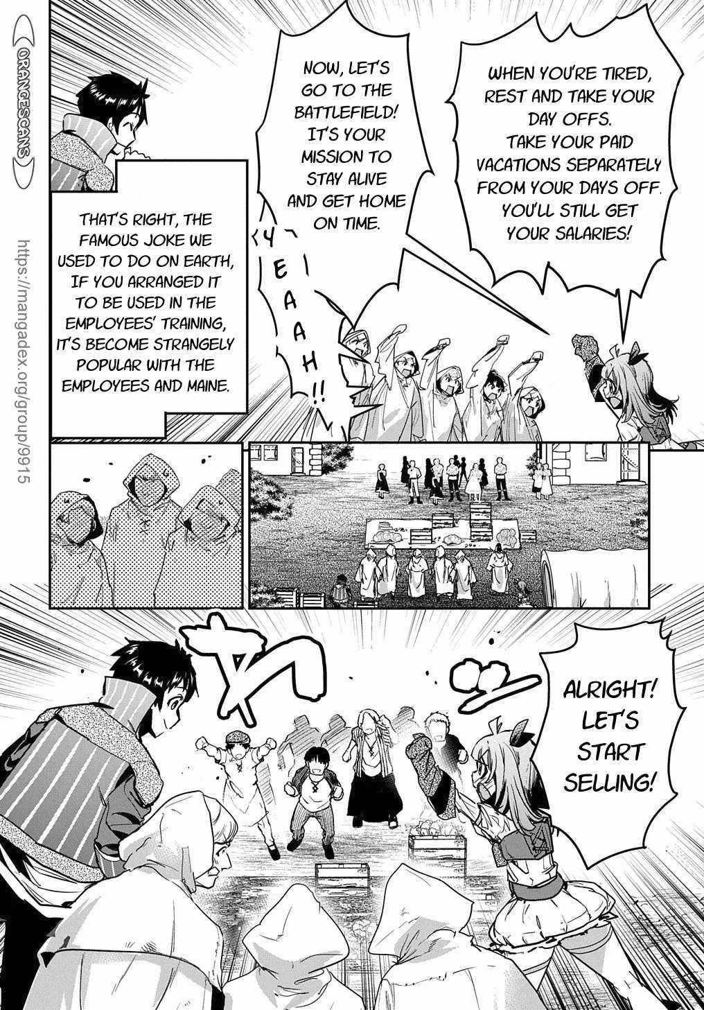 Shounin Yuusha wa Isekai wo Gyuujiru! Chap 16 - Next Chap 17