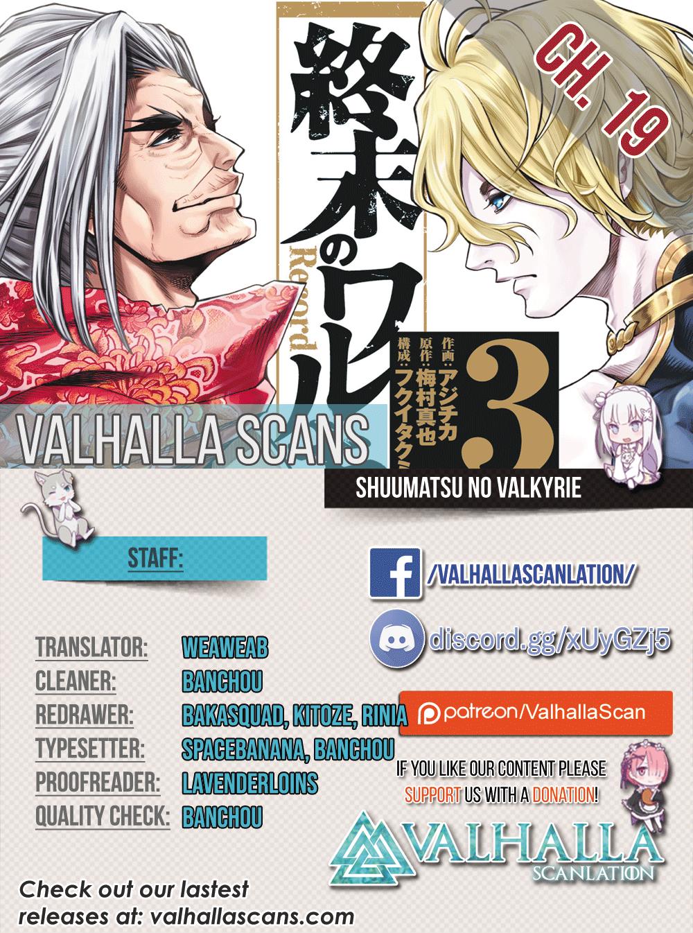 Shuumatsu no Walküre Chap 19.1 - Next Chap 20.1