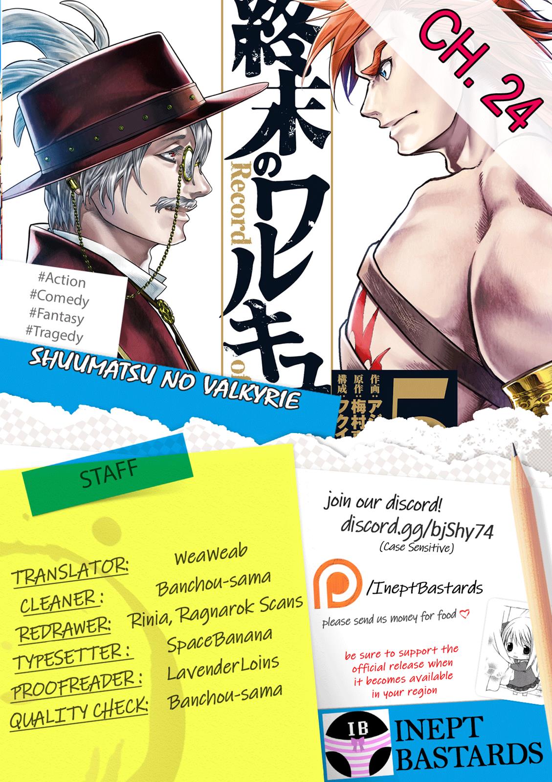 Shuumatsu no Walküre Chap 24 - Next Chap 25