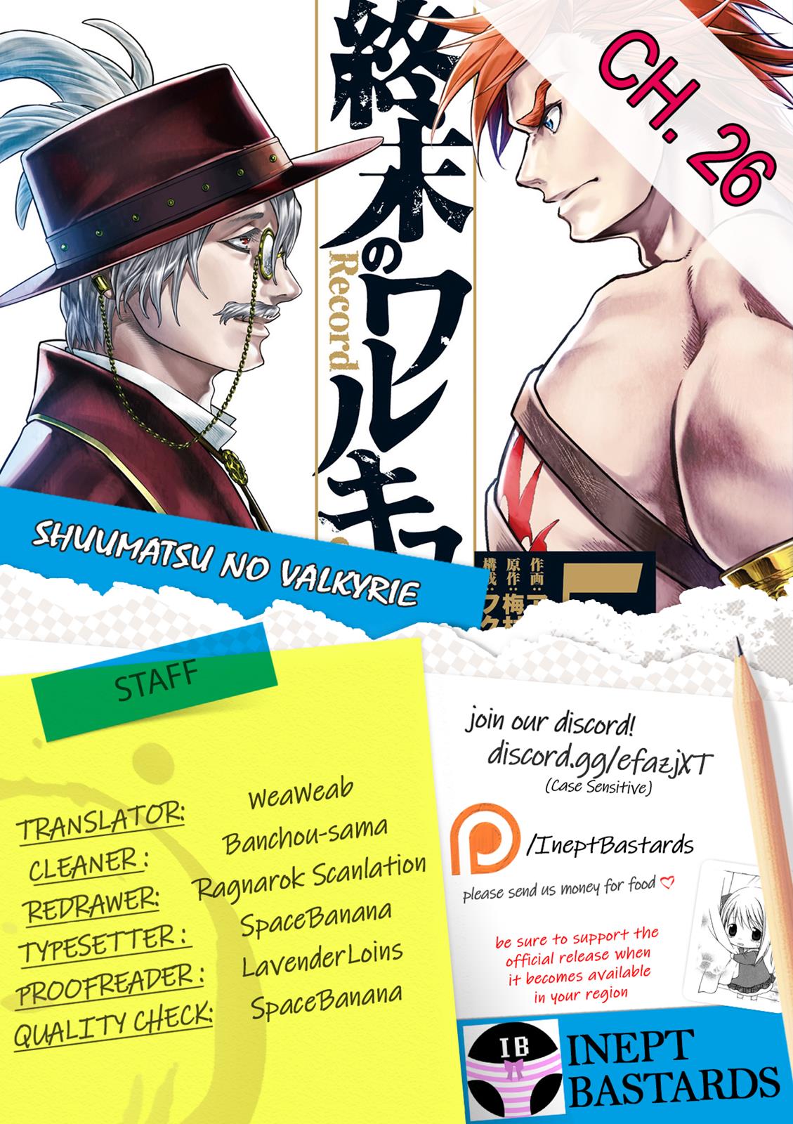 Shuumatsu no Walküre Chap 26 - Next Chap 27