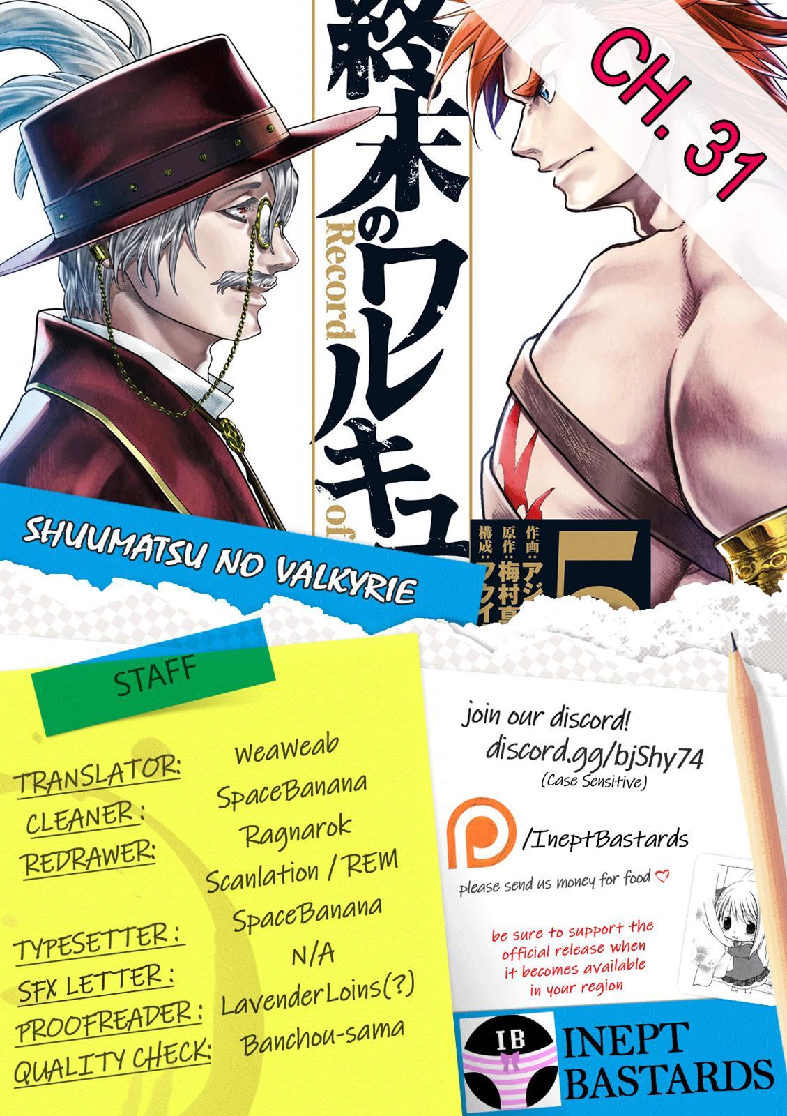 Shuumatsu no Walküre Chap 31 - Next Chap 32