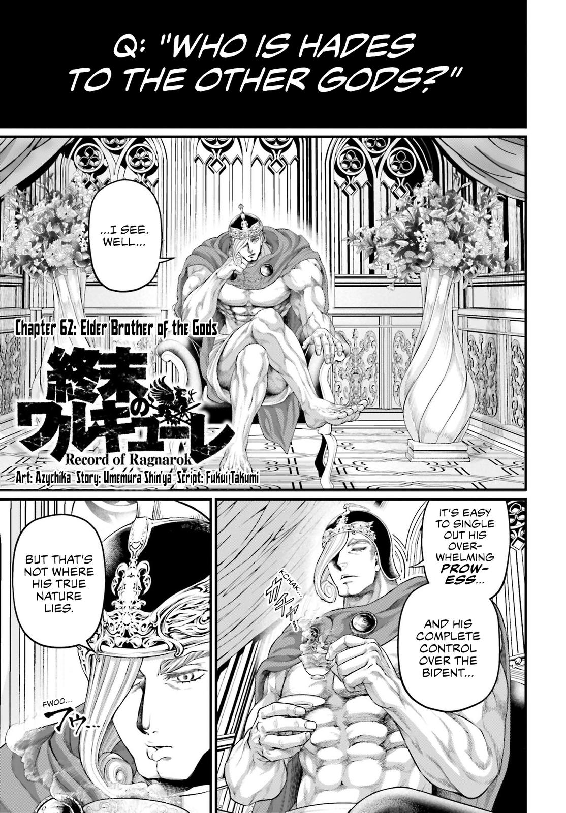 Shuumatsu no Walküre Chap 62 - Next Chap 63