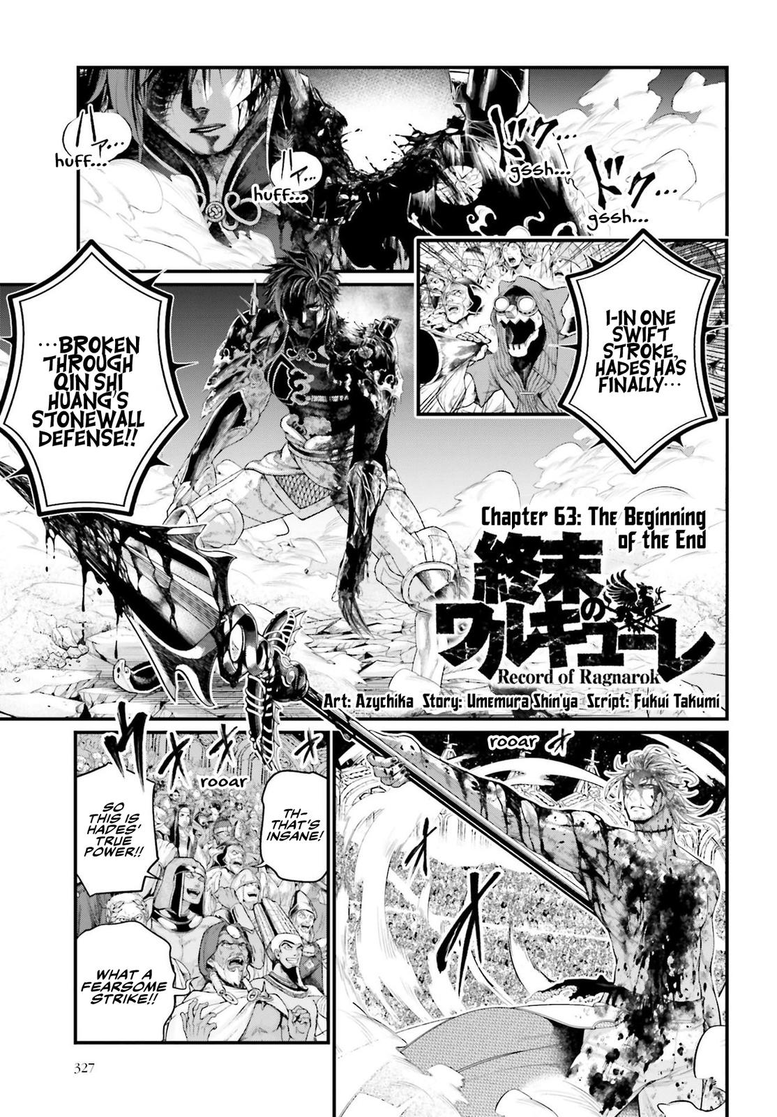 Shuumatsu no Walküre Chap 63 - Next Chap 64