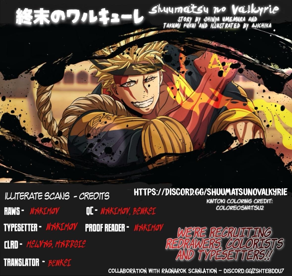 Shuumatsu no Walküre Chap 115 - Next Chap 116