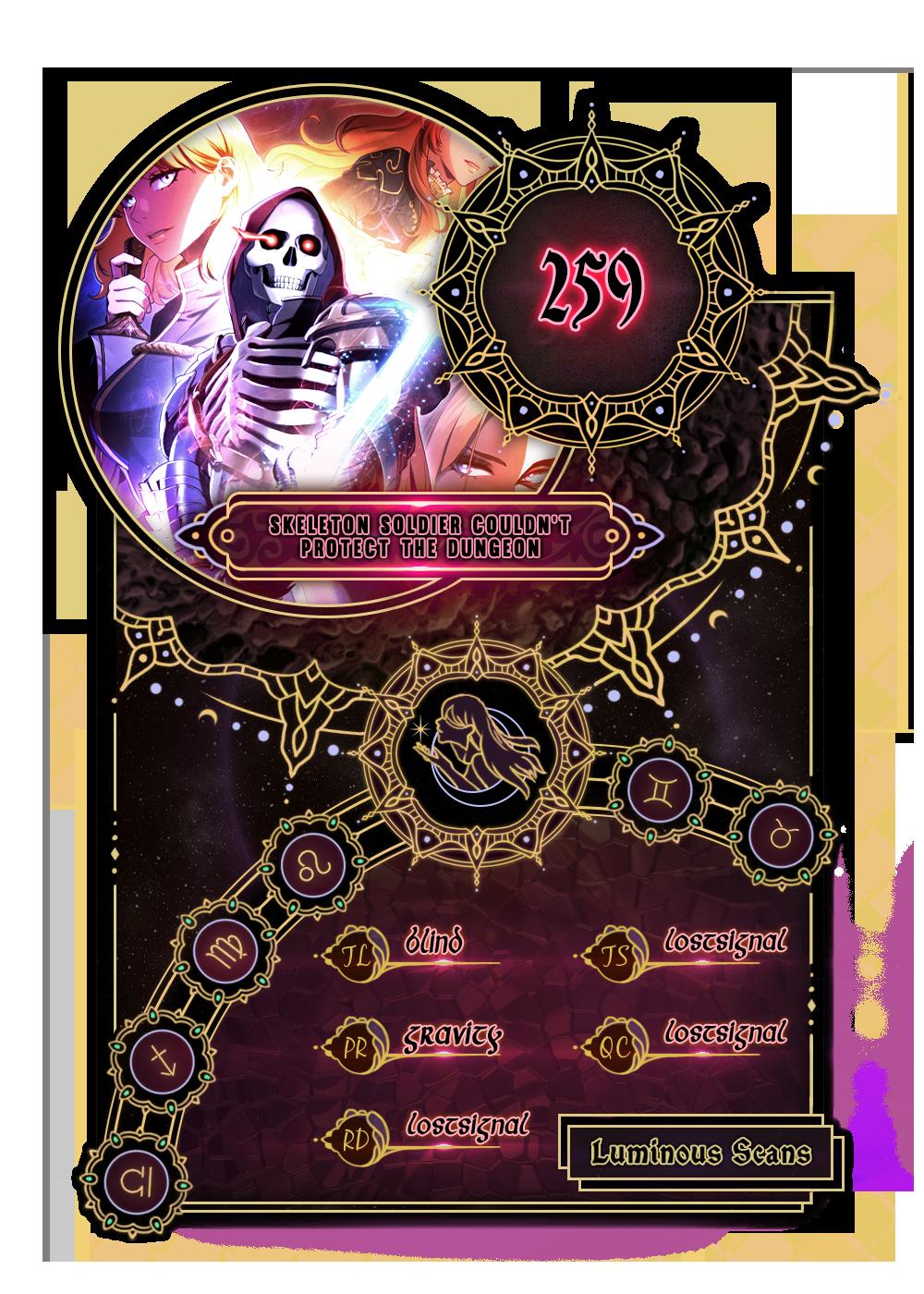 Skeleton Soldier Couldn't Protect the Dungeon Chap 259 - Next Chap 260