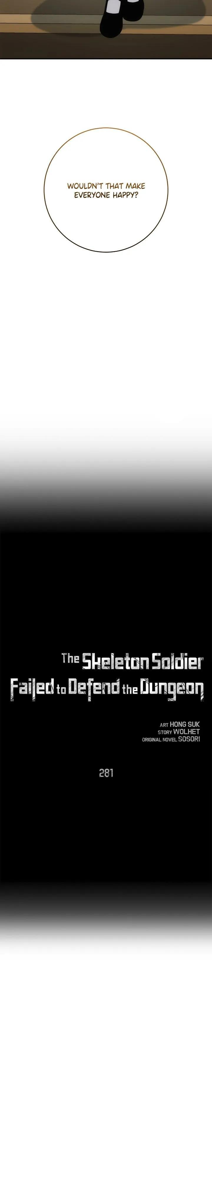 Skeleton Soldier Couldn't Protect the Dungeon Chap 281 - Next Chap 282