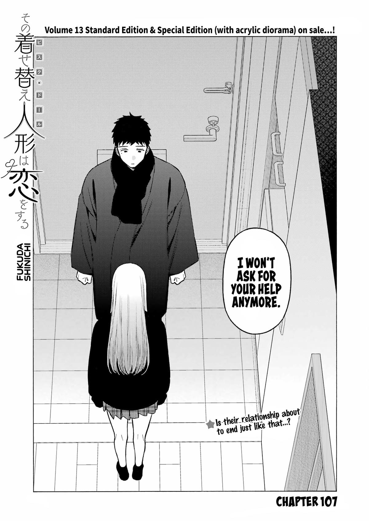 My Dress-Up Darling Chap 107 - Next Chap 108