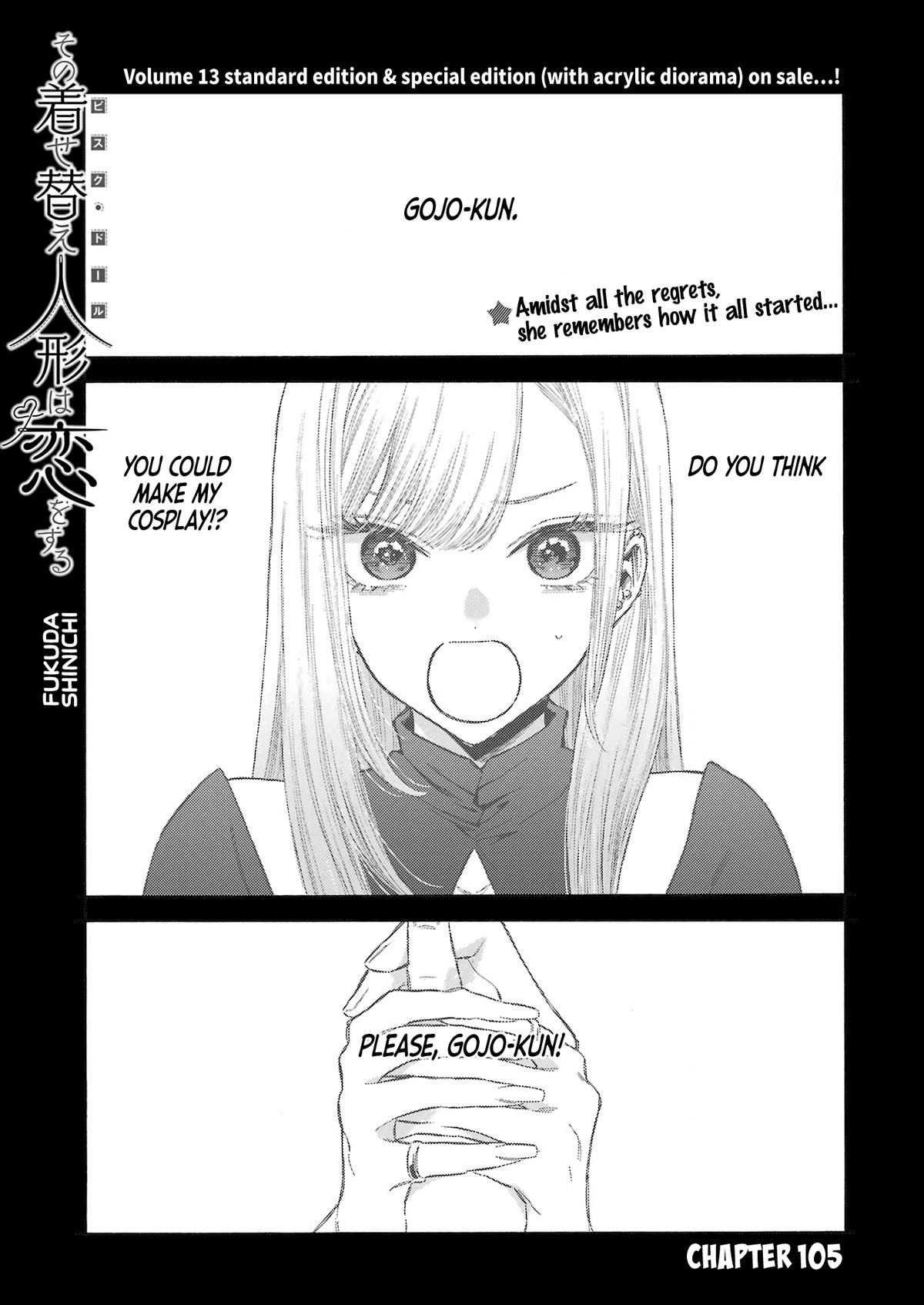 My Dress-Up Darling Chap 105 - Next Chap 106