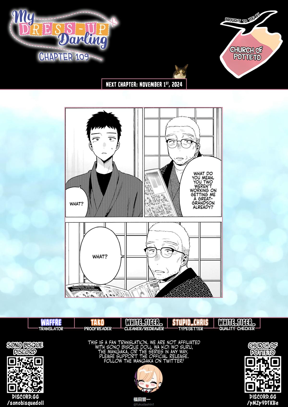 My Dress-Up Darling Chap 109 - Next Chap 110