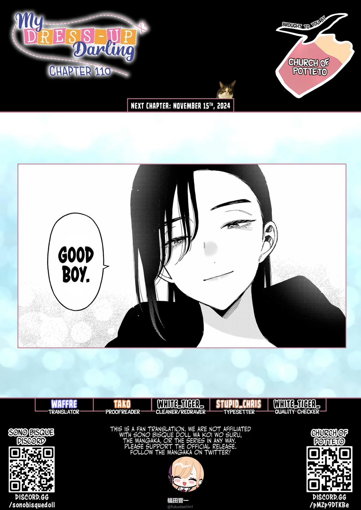 My Dress-Up Darling Chap 110 - Next Chap 111