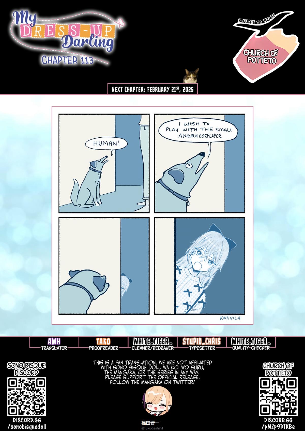 My Dress-Up Darling Chap 113 - Next Chap 114