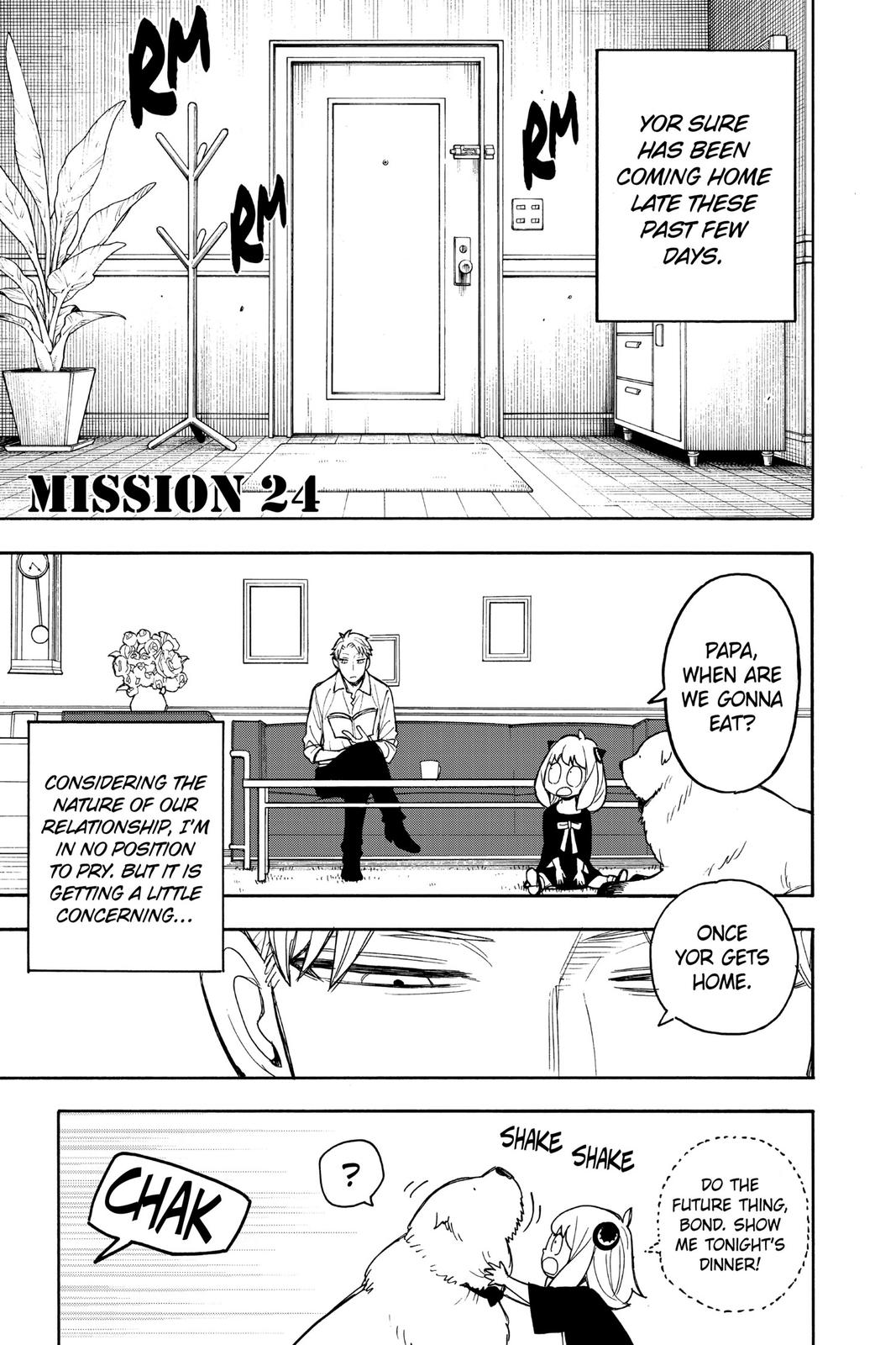 SPY x FAMILY Chap 24 - Next Chap 25
