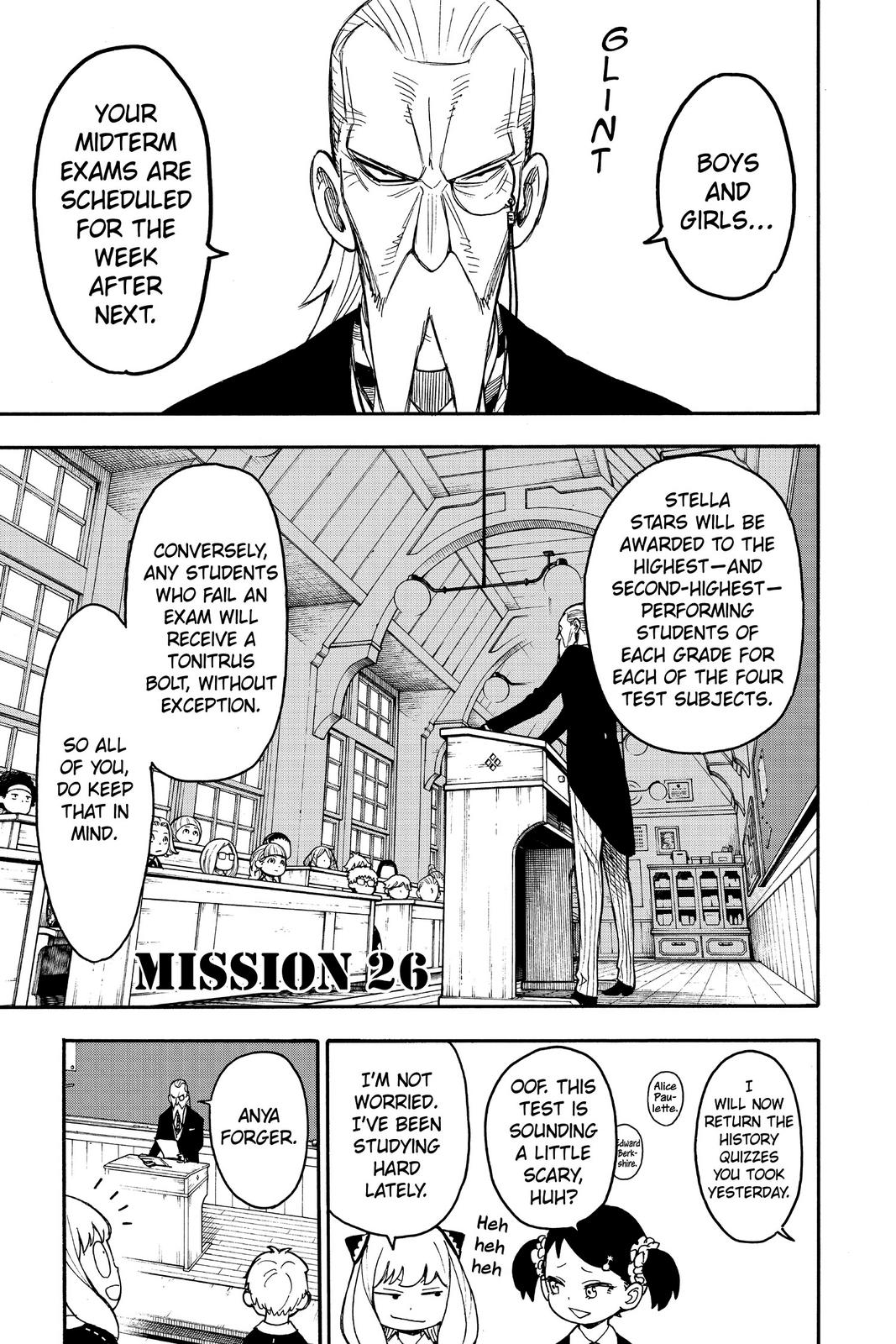 SPY x FAMILY Chap 26 - Next Chap 27