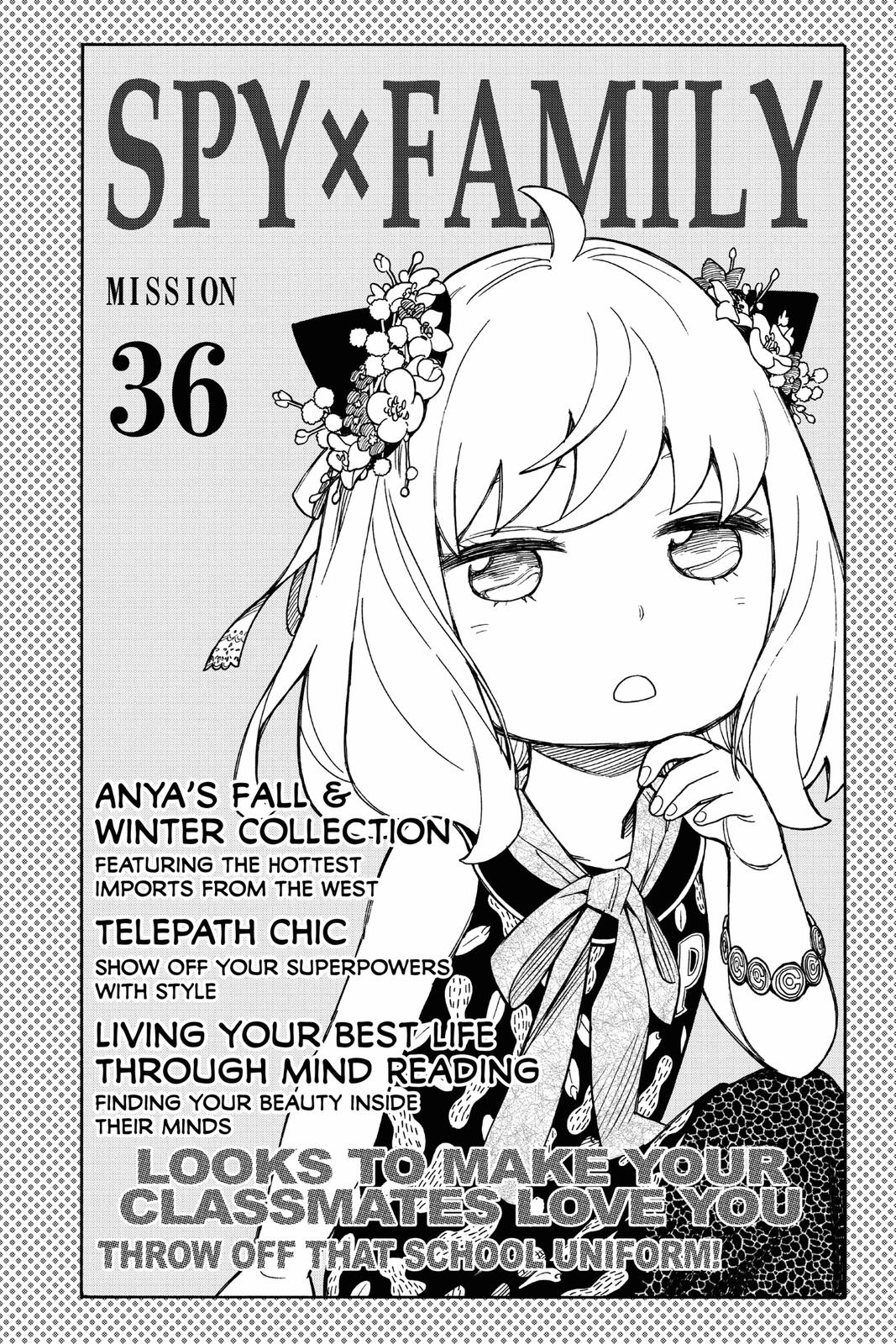 SPY x FAMILY Chap 36 - Next Chap 37