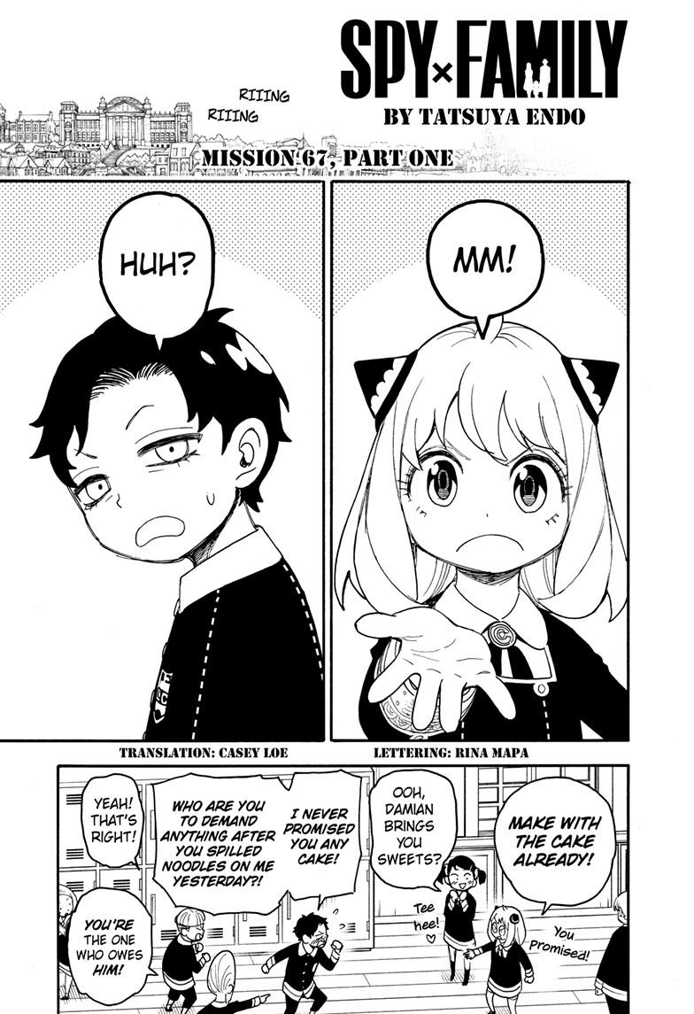 SPY x FAMILY Chap 67.1 - Next Chap 68.1
