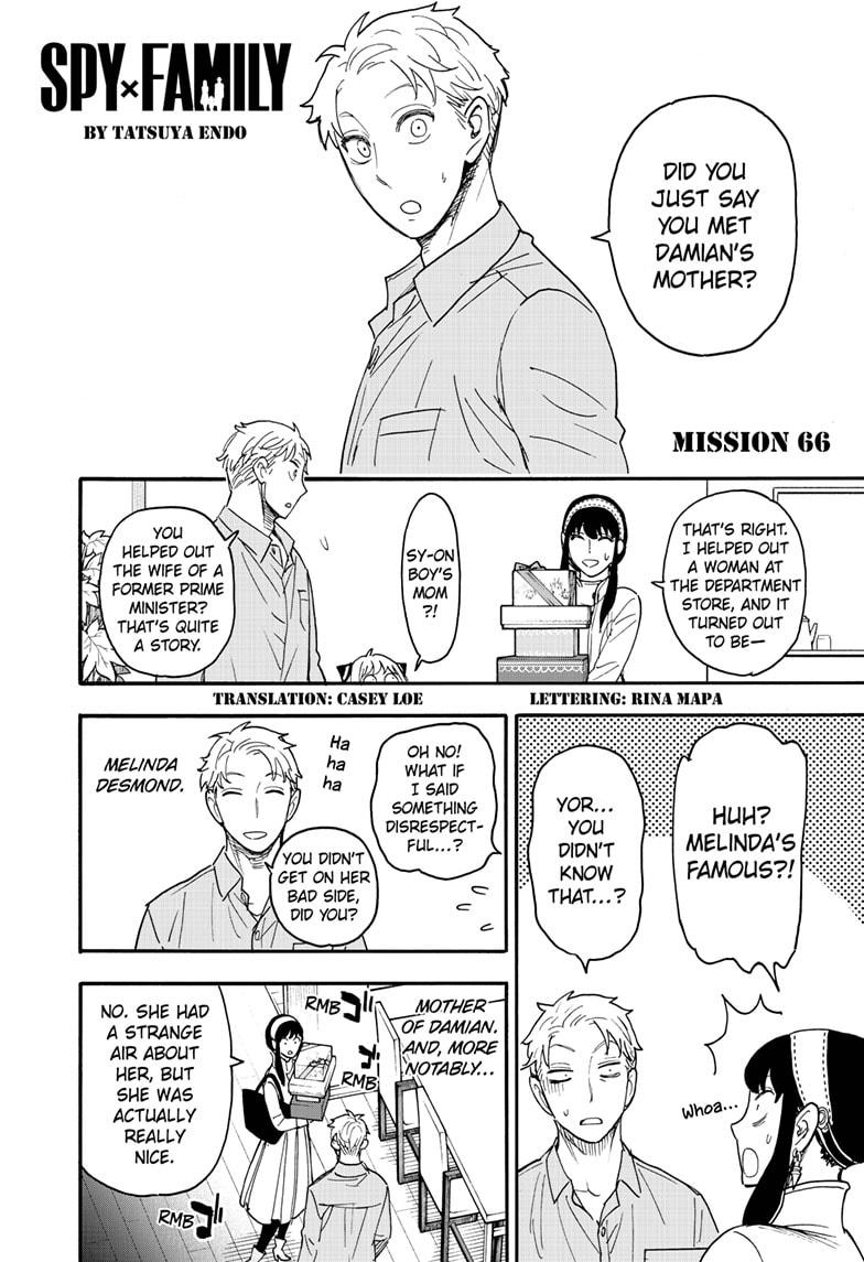 SPY x FAMILY Chap 66 - Next Chap 67