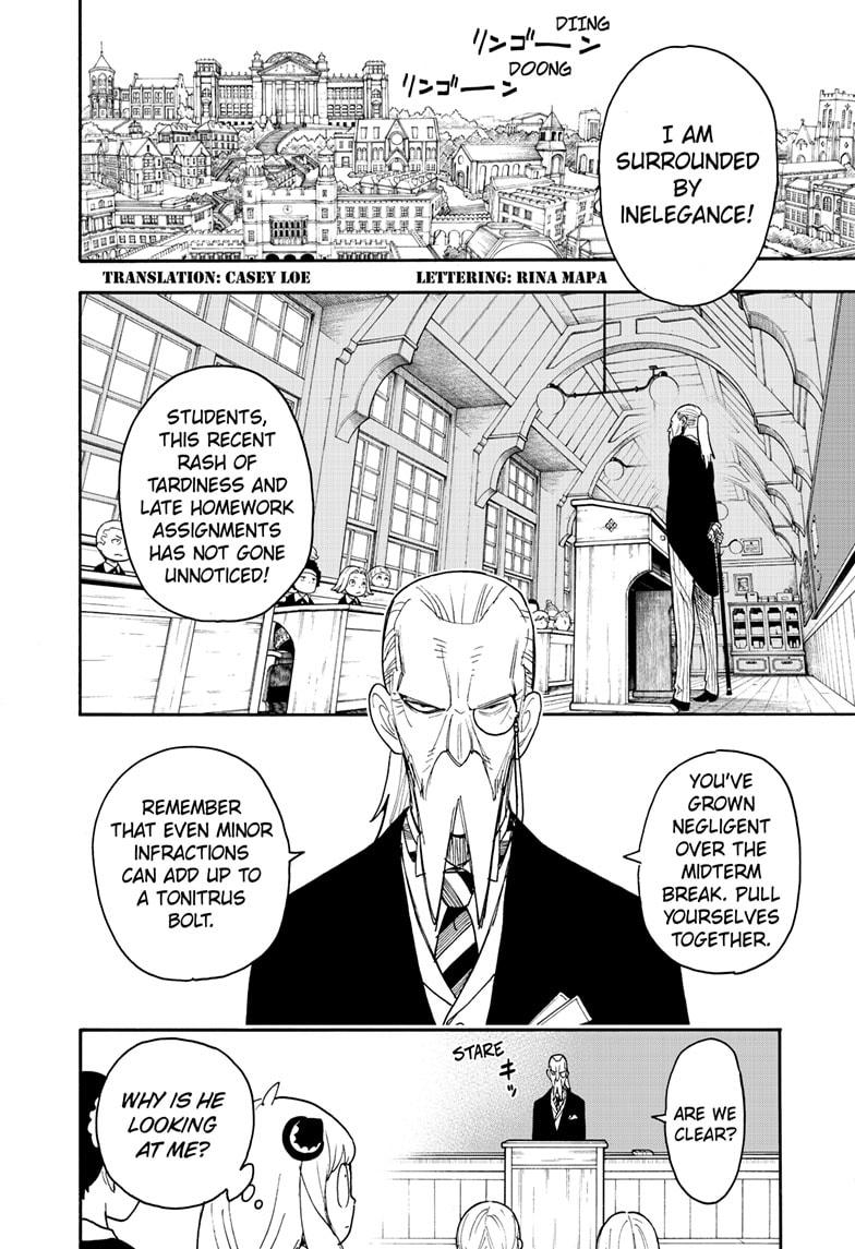 SPY x FAMILY Chap 61 - Next Chap 62