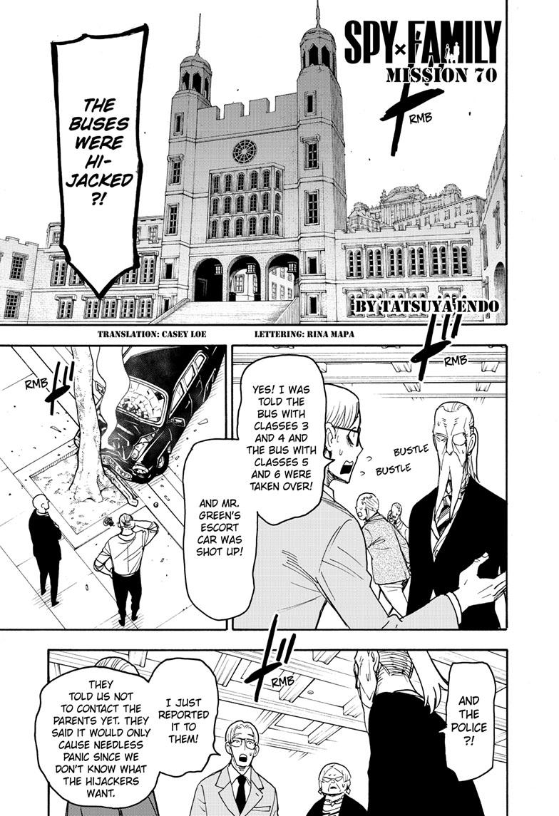 SPY x FAMILY Chap 70 - Next Chap 71