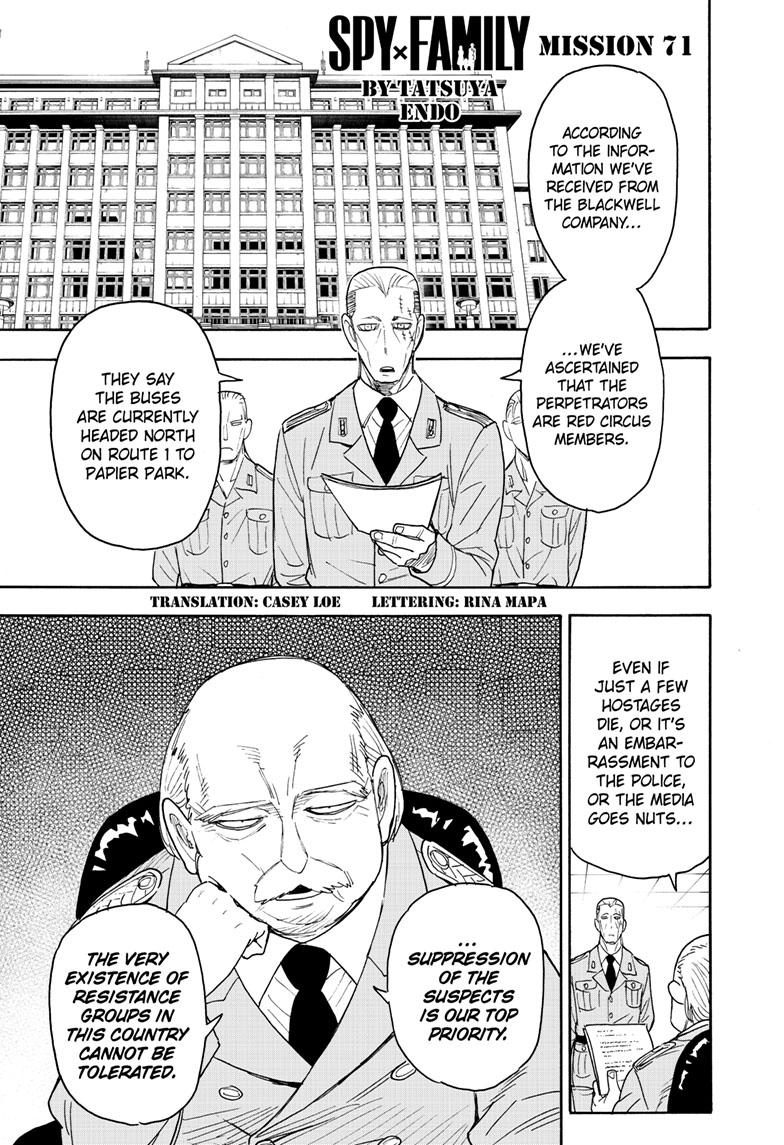SPY x FAMILY Chap 71 - Next Chap 72