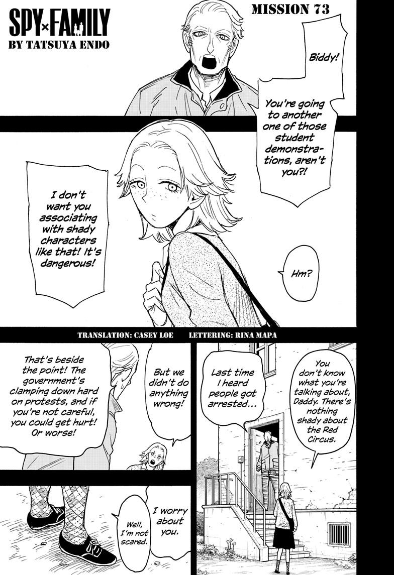 SPY x FAMILY Chap 73 - Next Chap 74