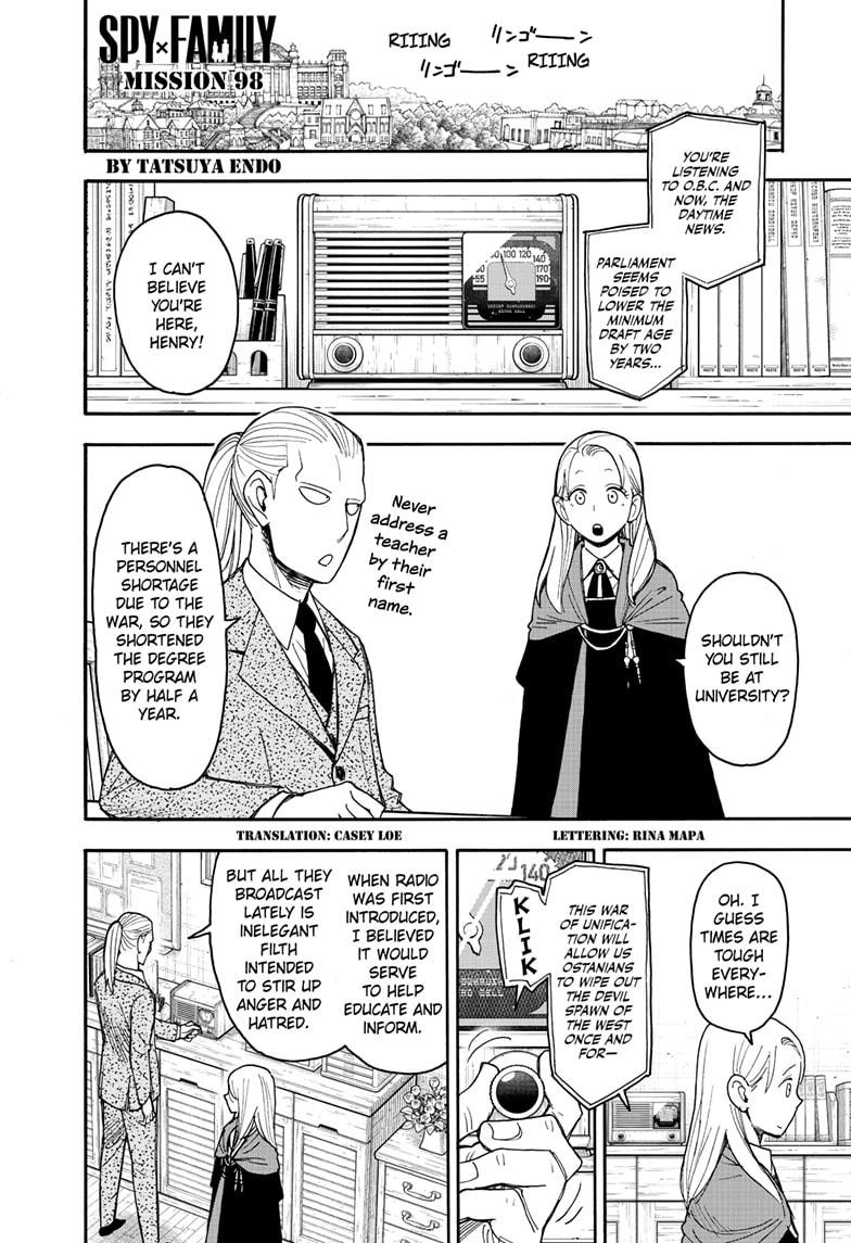 SPY x FAMILY Chap 98 - Next Chap 99
