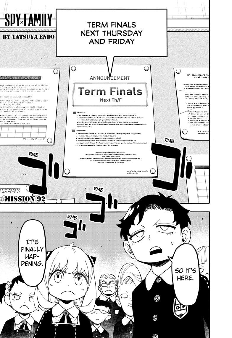 SPY x FAMILY Chap 92 - Next Chap 93