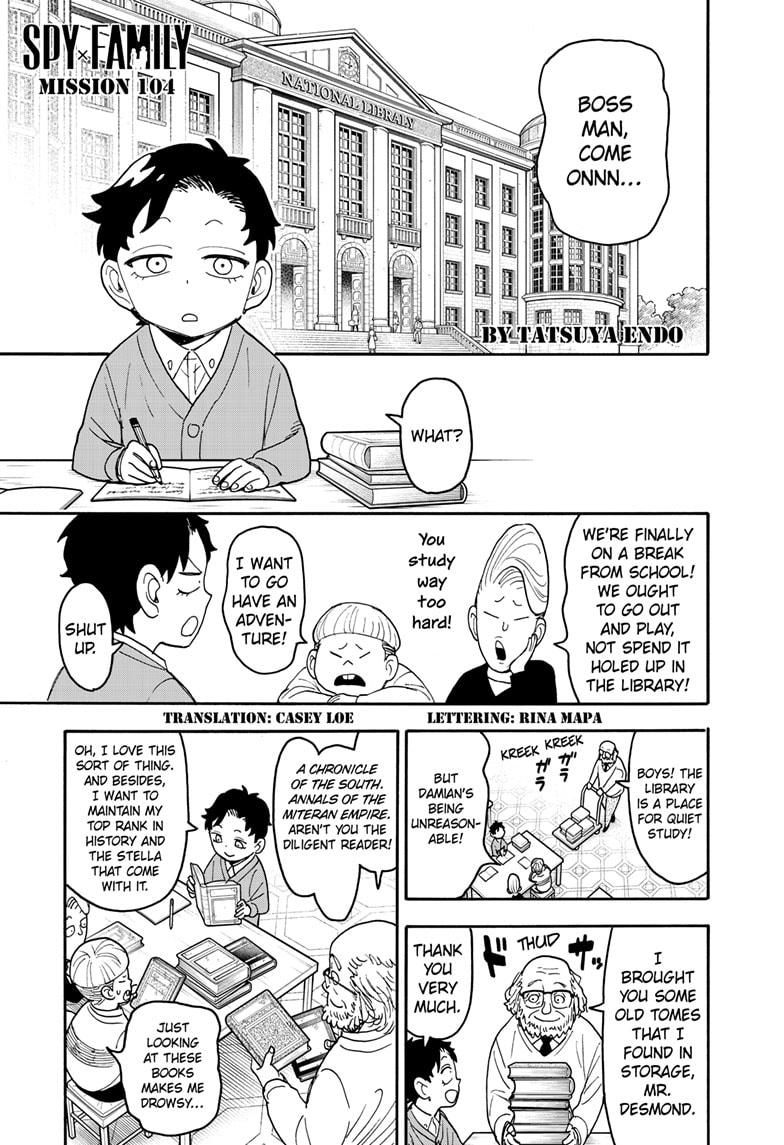 SPY x FAMILY Chap 104 - Next Chap 105