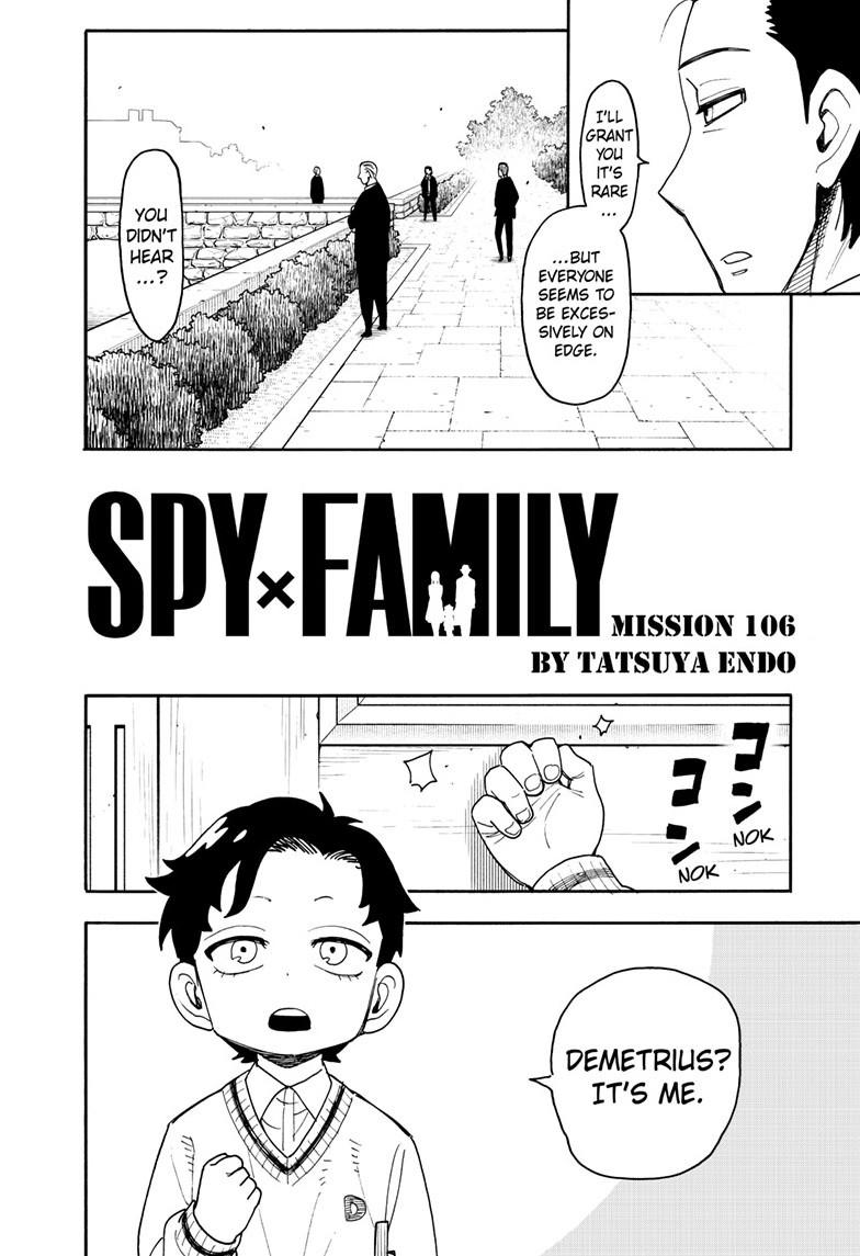 SPY x FAMILY Chap 106 - Next Chap 107