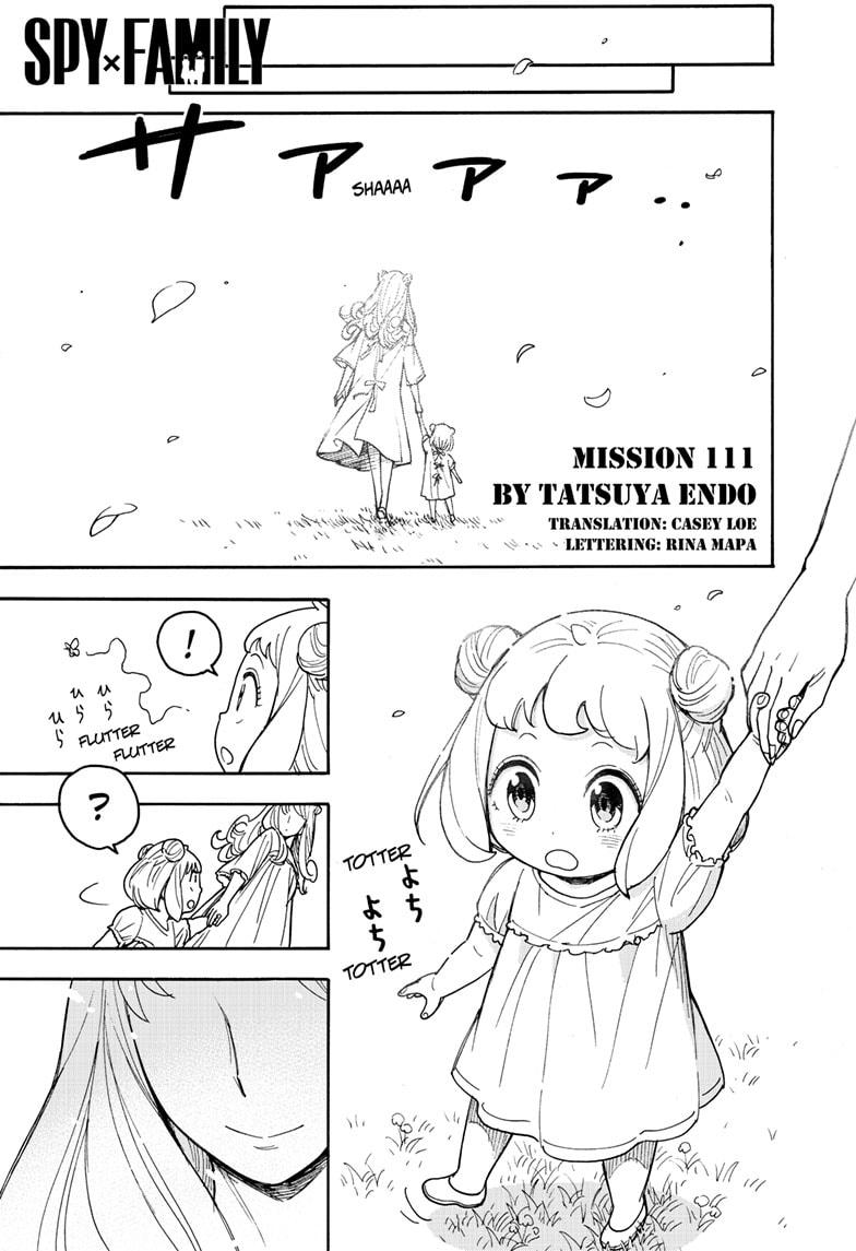 SPY x FAMILY Chap 111 - Next Chap 112