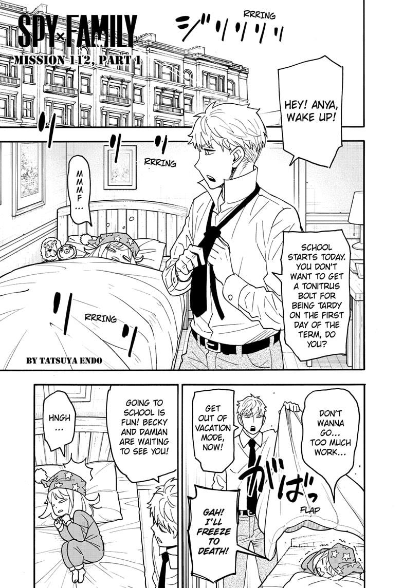 SPY x FAMILY Chap 112.1 - Next Chap 113.1