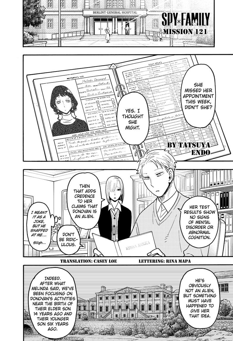 SPY x FAMILY Chap 121 - Next Chap 122