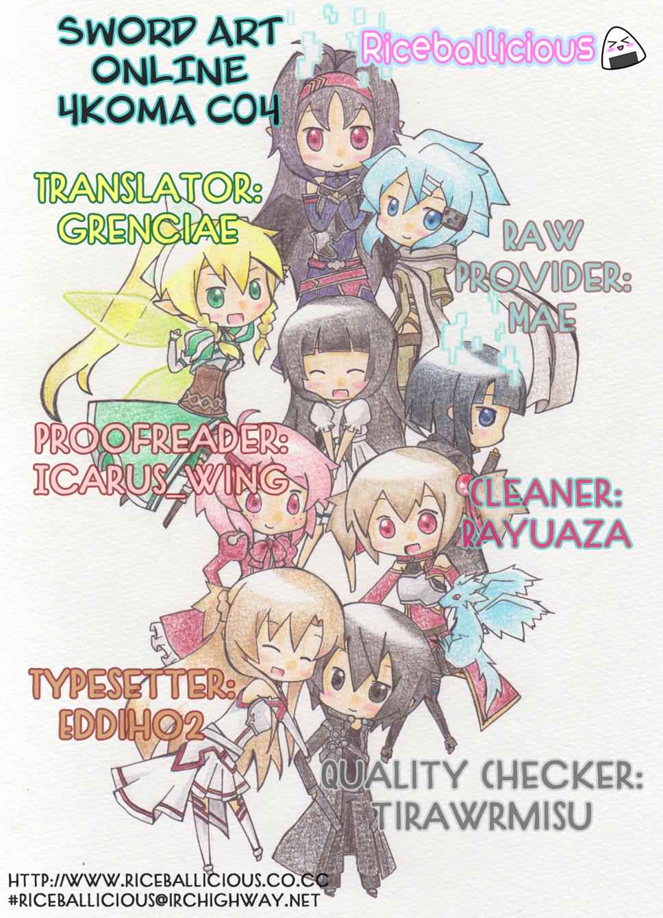 Sword Art Online 4-koma Chap 4 - Next Chap 5