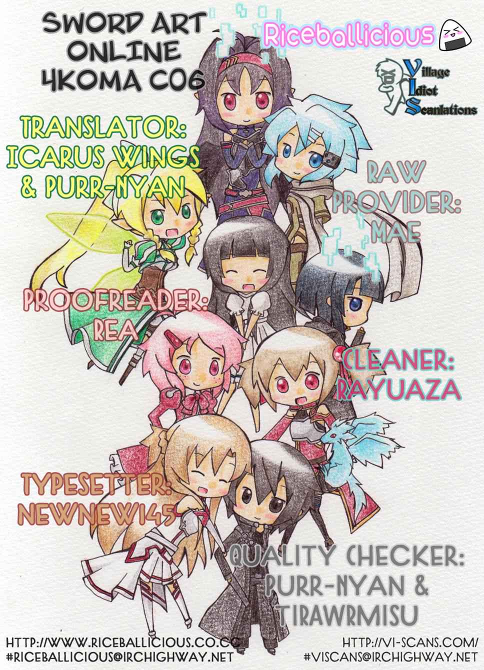 Sword Art Online 4-koma Chap 6 - Next Chap 7