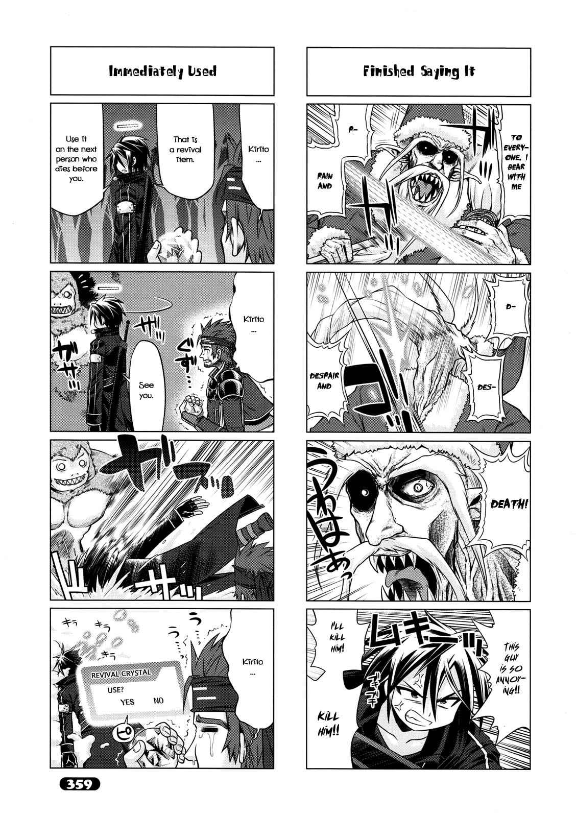 Sword Art Online 4-koma Chap 9 - Next Chap 10