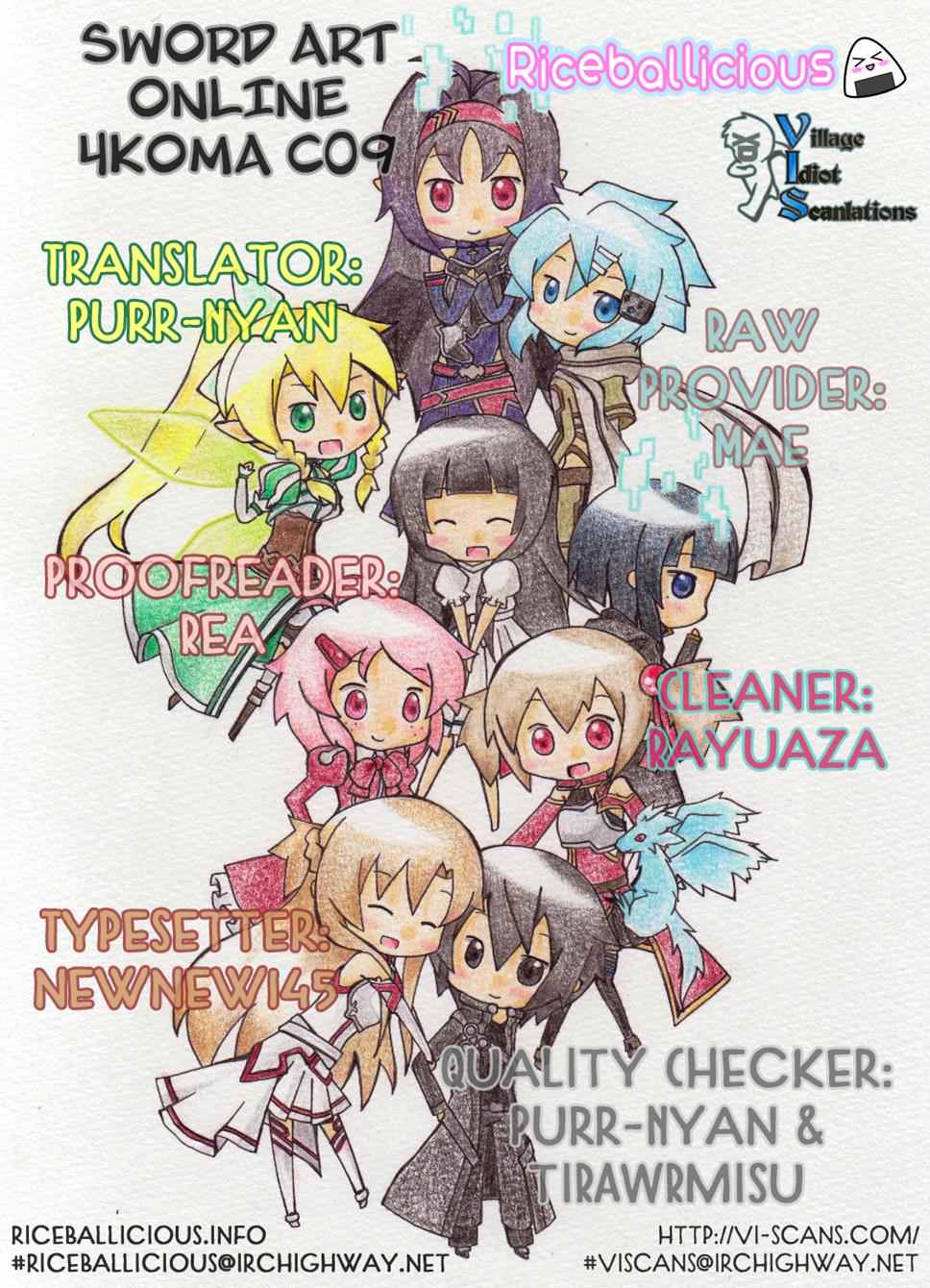 Sword Art Online 4-koma Chap 9 - Next Chap 10
