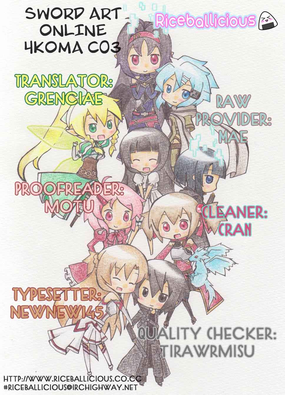 Sword Art Online 4-koma Chap 3 - Next Chap 4