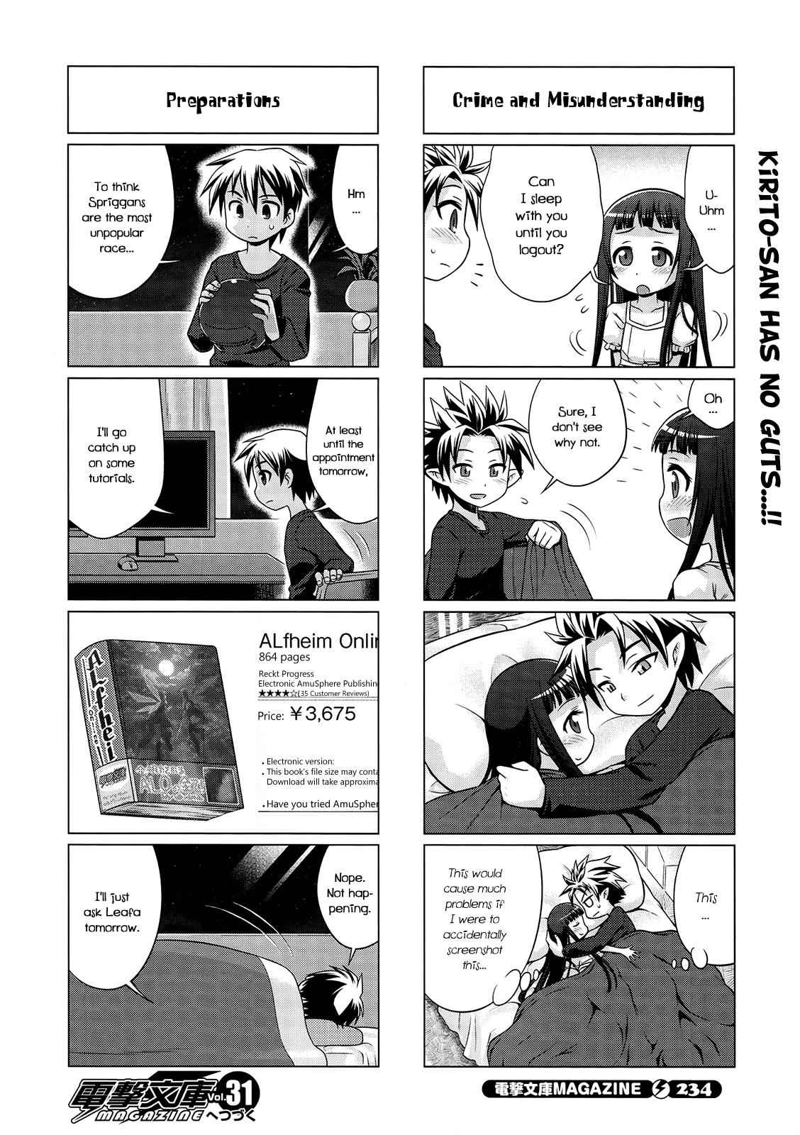 Sword Art Online 4-koma Chap 17 - Next Chap 18