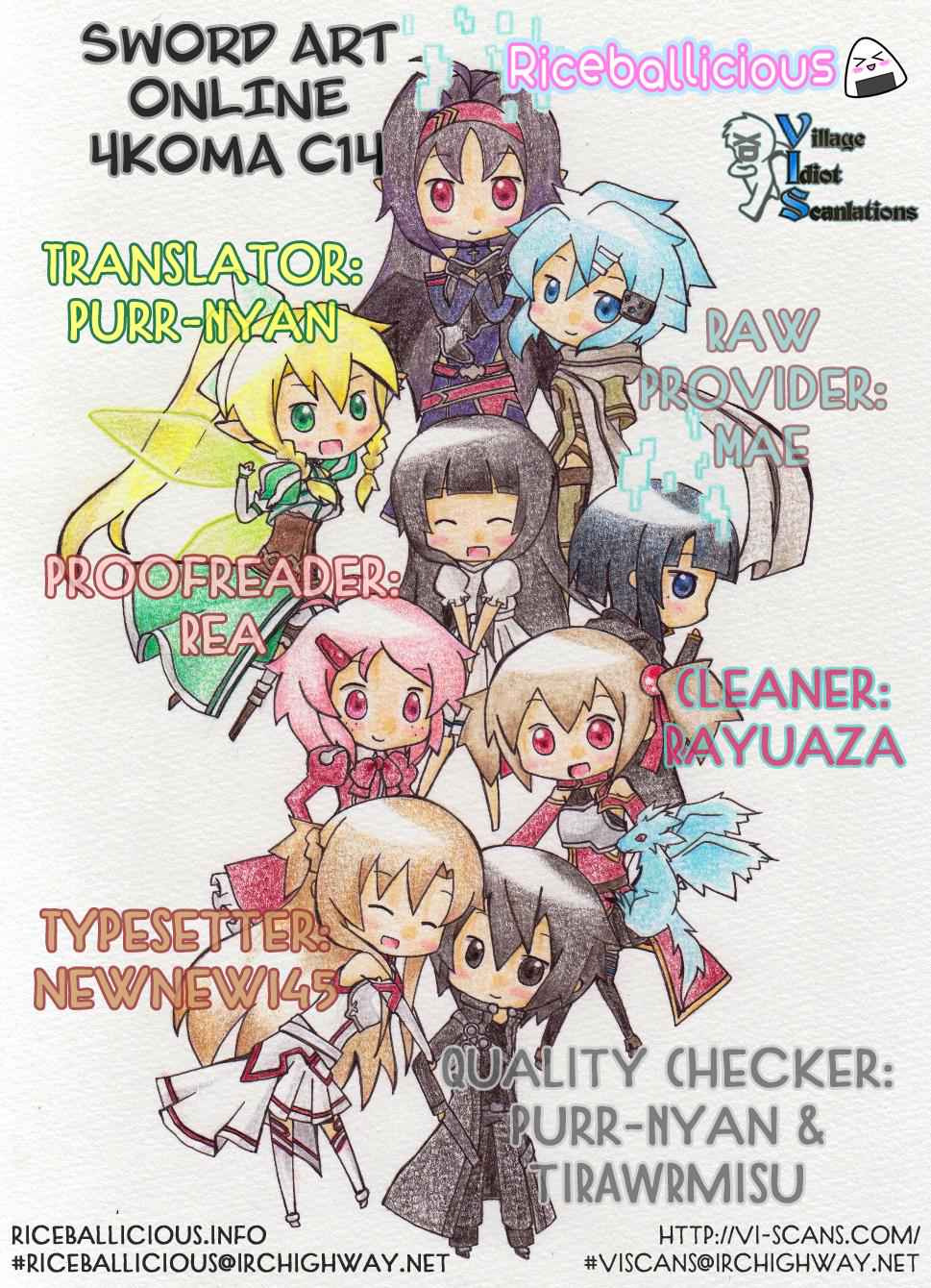 Sword Art Online 4-koma Chap 14 - Next Chap 15