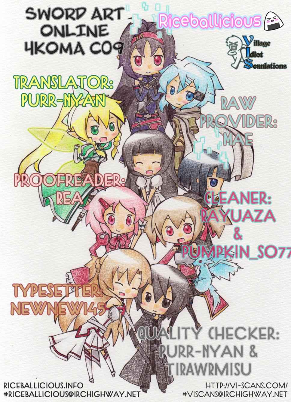 Sword Art Online 4-koma Chap 10 - Next Chap 11