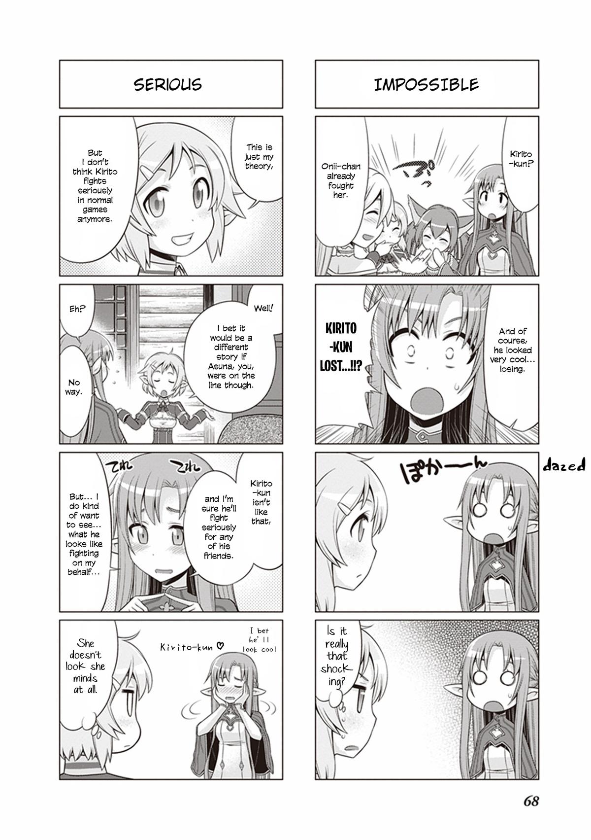 Sword Art Online 4-koma Chap 33 - Next Chap 34