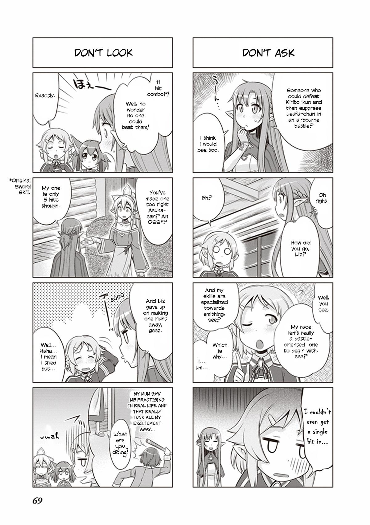 Sword Art Online 4-koma Chap 33 - Next Chap 34
