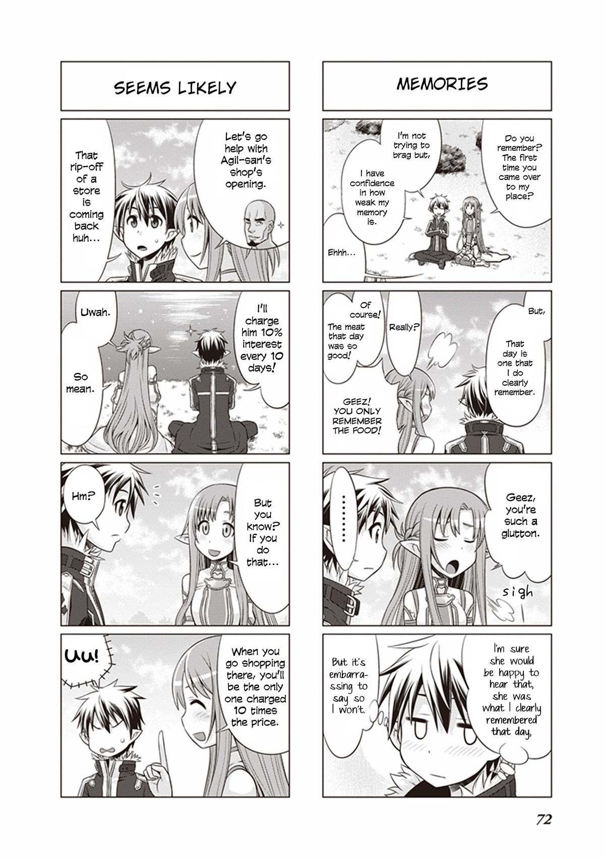 Sword Art Online 4-koma Chap 33 - Next Chap 34